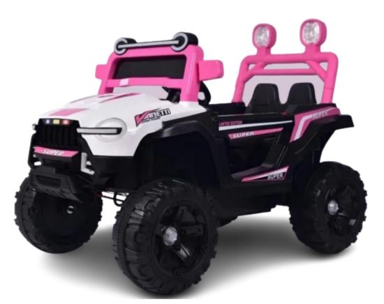 صورة سيارة أطفال المدرعة أزرق ماطورين